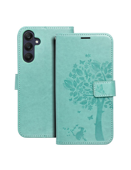 Etui MEZZO Book pour SAMSUNG A25 5G arbre vert