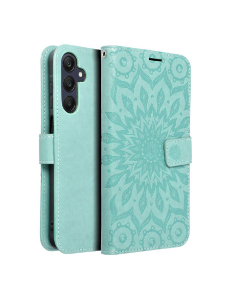 Etui MEZZO Book pour SAMSUNG A25 5G mandala vert