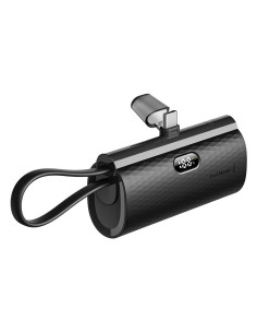 FORCELL F-ENERGY Power Plug F5K3 powerbank 5 000mAh avec connecteur Type C PD 20W intégré noir 2
