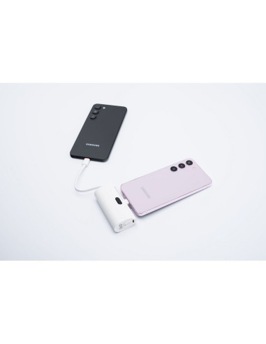 FORCELL F-ENERGY Power Plug F5K3 powerbank 5 000mAh avec connecteur Type C PD 20W intégré blanc
