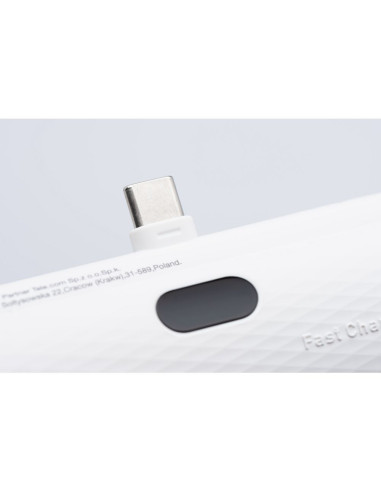 FORCELL F-ENERGY Power Plug F5K3 powerbank 5 000mAh avec connecteur Type C PD 20W intégré blanc
