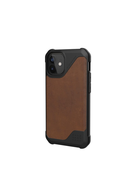 ( UAG ) Urban Armor Gear Metropolis LT (cuir) pour IPHONE 12 / 12 PRO marron
