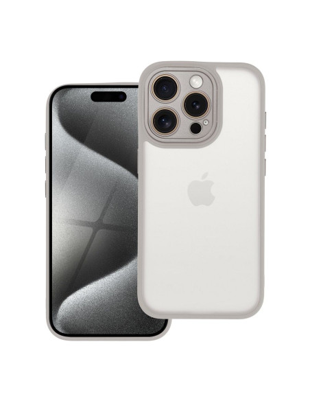 VARIETE Coque pour IPHONE 15 Pro en acier