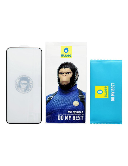 5D Mr. Monkey Glass - pour Samsung Galaxy S24 NOIR (Strong Lite)