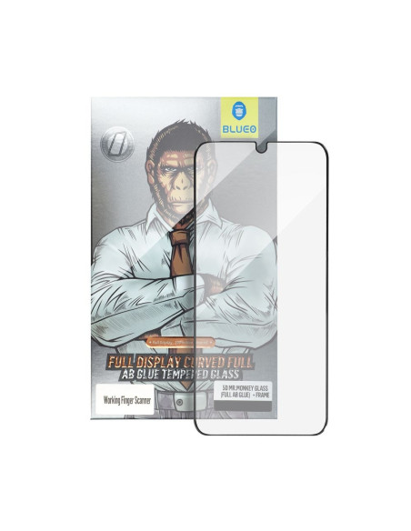 5D Mr. Monkey Glass - Samsung Galaxy S24 Ultra NOIR (Full AB Glue) + CHASSIS