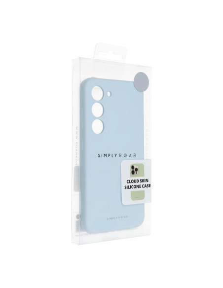 Roar Cloud-Skin Case - pour Samsung Galaxy S24 5G Bleu Clair