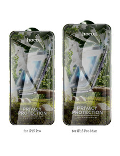 HOCO tempered glass HD Privacy Protection (SET 25in1) - MULTIPACK for iPhone 15 Plus (G11) 2