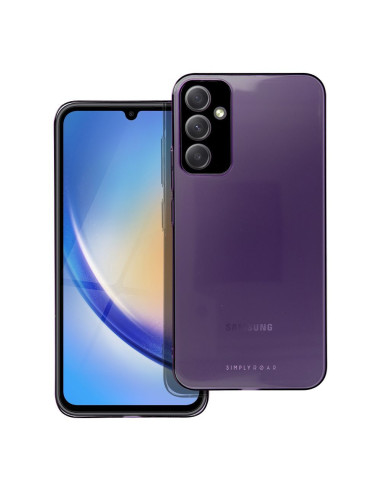 Etui Roar Pure Simple Fit Case - pour Samsung Galaxy A34 Violet