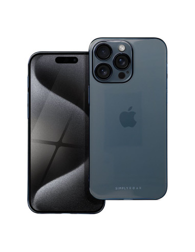 Etui Roar Pure Simple Fit Case - pour iPhone 15 Pro Max navy