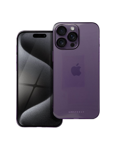 Etui Roar Pure Simple Fit Case - pour iPhone 15 Pro Max Violet