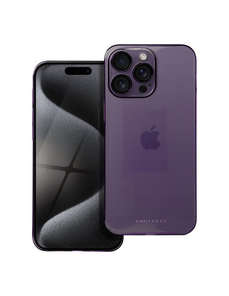 Etui Roar Pure Simple Fit Case - pour iPhone 15 Pro Max Violet