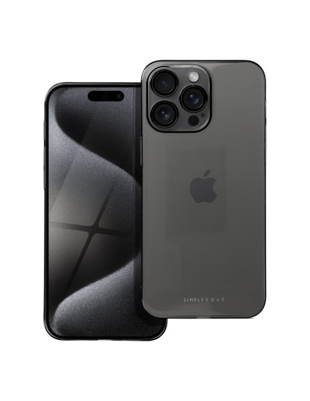 ETUI Roar Pure Simple Fit Case - pour iPhone 15 Pro Max NOIR