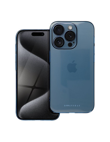 Etui Roar Pure Simple Fit Case - pour iPhone 15 Pro navy