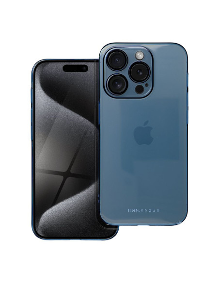 Etui Roar Pure Simple Fit Case - pour iPhone 15 Pro navy