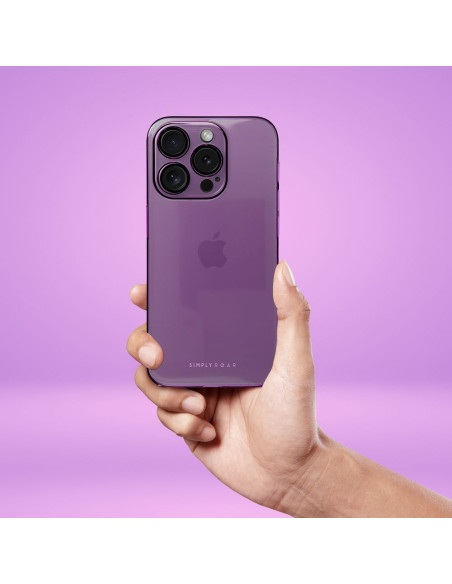 Etui Roar Pure Simple Fit Case - pour iPhone 15 Plus Violet