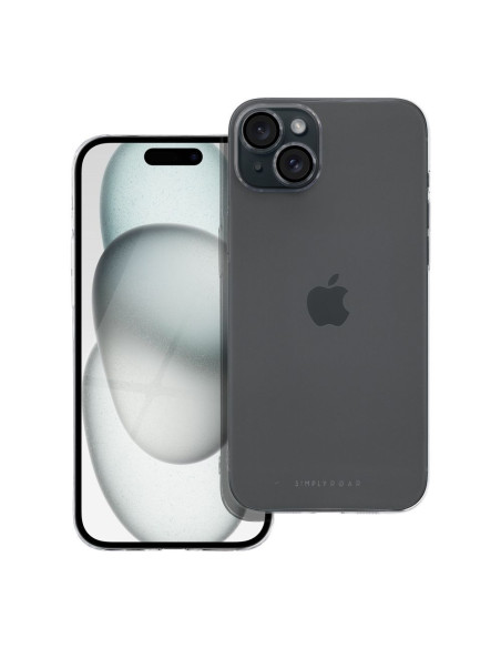 ETUI Roar Pure Simple Fit Case - pour iPhone 15 Plus Clear