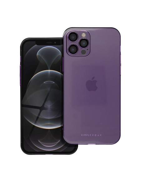 Etui Roar Pure Simple Fit Case - pour iPhone 12 Pro Violet