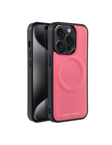 Etui Roar Mag Morning Case - pour iPhone 15 Pro hot pink