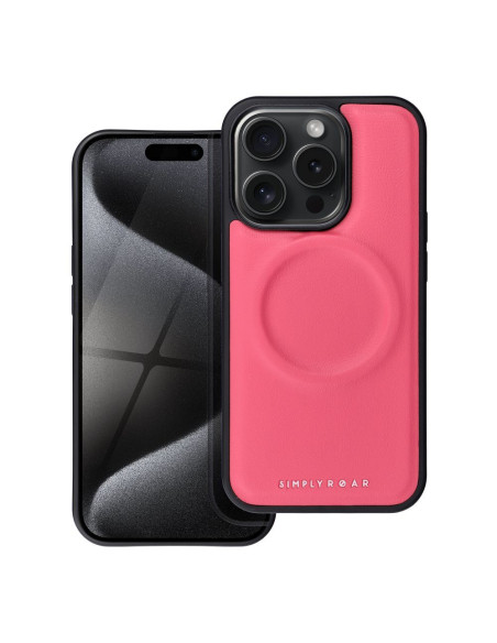 Etui Roar Mag Morning Case - pour iPhone 15 Pro hot pink