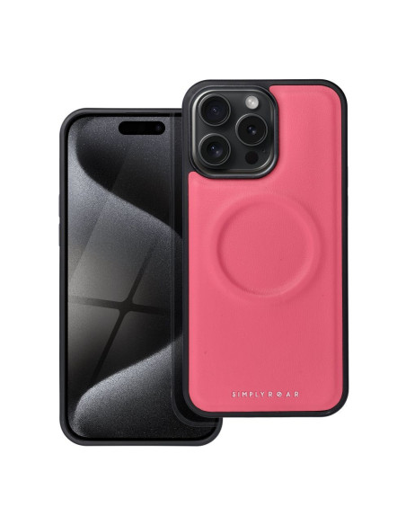 Etui Roar Mag Morning Case - pour iPhone 15 Pro Max hot pink