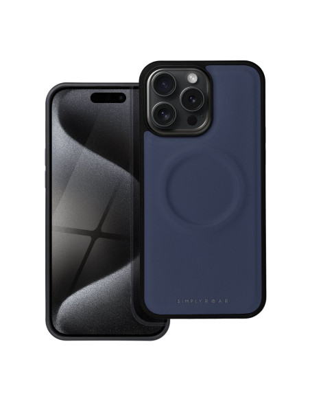 Etui Roar Mag Morning Case - pour iPhone 15 Pro Max navy