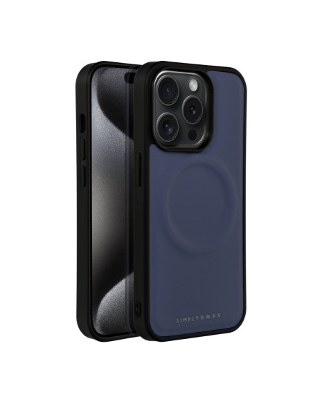 Etui Roar Mag Morning Case - pour iPhone 15 Pro navy