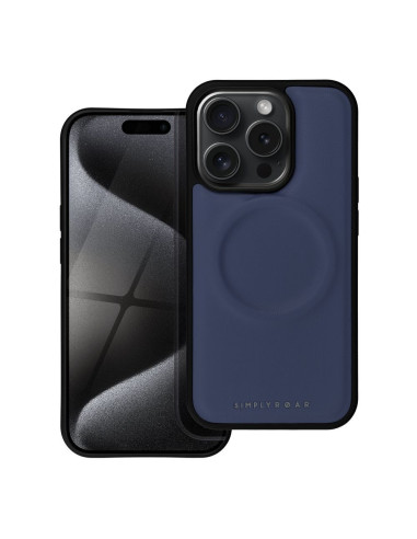 Etui Roar Mag Morning Case - pour iPhone 15 Pro navy