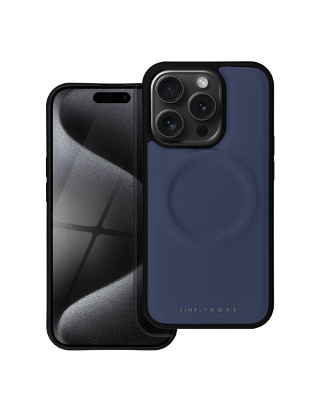 Etui Roar Mag Morning Case - pour iPhone 15 Pro navy