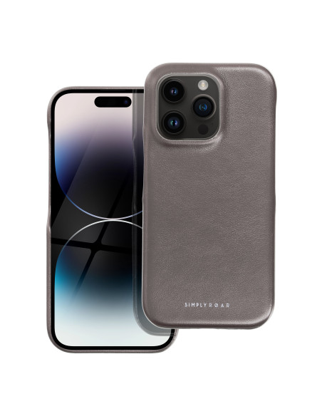 Roar LOOK Case - pour iPhone 14 Pro Gris