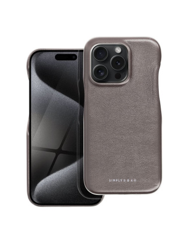 Roar LOOK Case - pour iPhone 15 Pro Gris