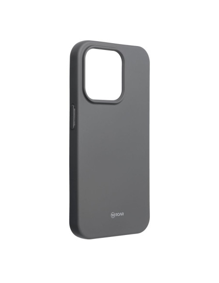 Roar Colorful Jelly Coque - pour iPhone 15 Pro Gris