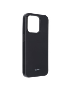 Roar Colorful Jelly Coque - pour iPhone 15 Pro Noir