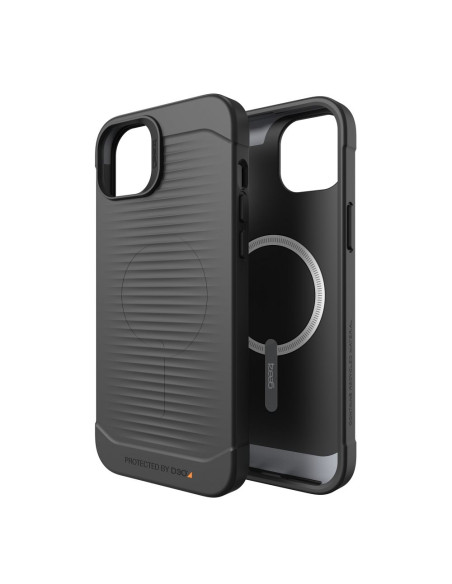 GEAR4 Havana Snap case compatible with MagSafe for IPHONE 14 Plus black