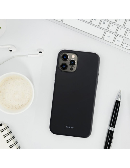 Roar Colorful Jelly Coque - pour iPhone 15 Noir