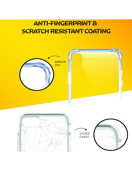 Coque Armor Jelly Roar - pour iPhone 15 Pro Max transparent