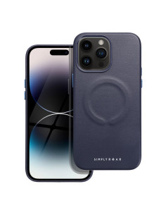 Etui Roar Leather Mag Case - pour iPhone 14 Pro Max navy