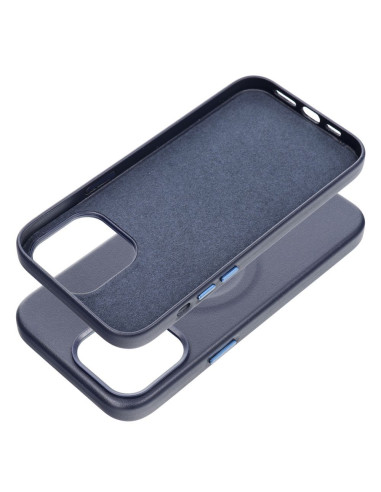 Etui Roar Leather Mag Case - pour iPhone 14 Pro Max navy