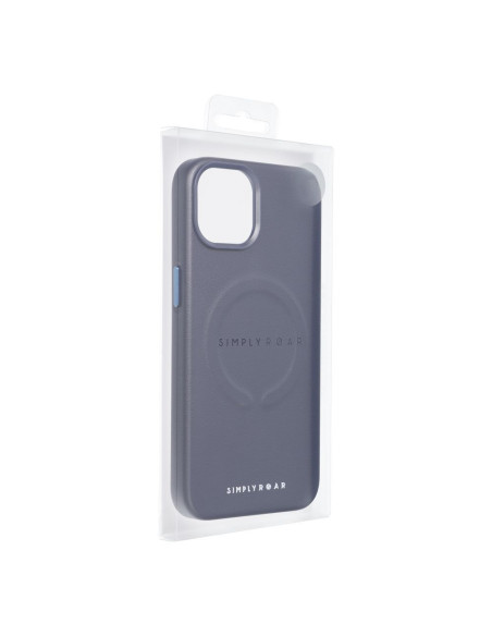 Etui Roar Leather Mag Case - pour iPhone 14 Pro Max navy