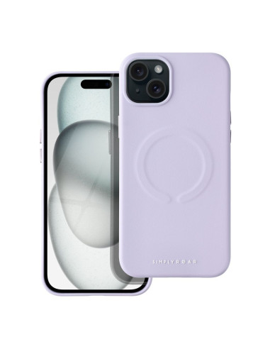 Etui Roar Leather Mag Case - pour iPhone 15 Plus Violet