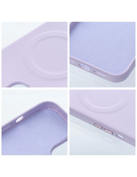 Etui Roar Leather Mag Case - pour iPhone 15 Plus Violet