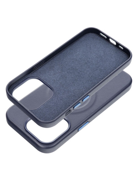 Etui Roar Leather Mag Case - pour iPhone 14 Pro navy
