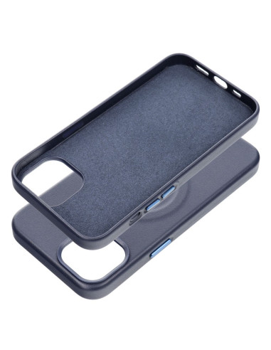 Etui Roar Leather Mag Case - pour iPhone 14 navy