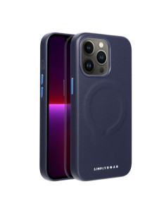 Etui Roar Leather Mag Case - pour iPhone 13 Pro navy 2