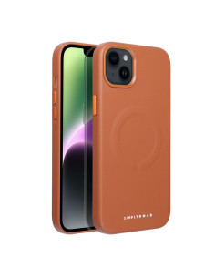 ETUI Roar Leather Mag Case - pour iPhone 14 Plus Brun 2