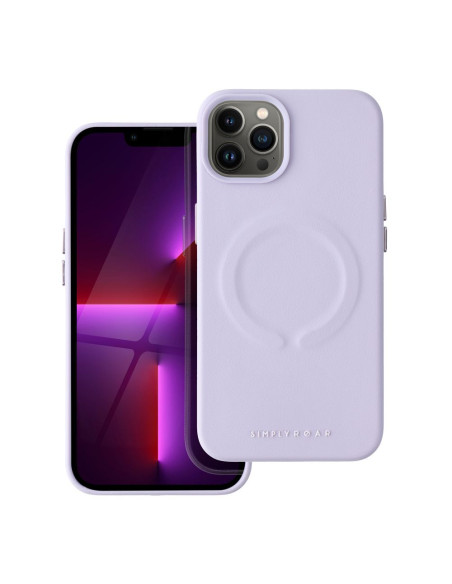 Etui Roar Leather Mag Case - pour iPhone 14 Violet