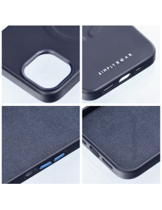 Etui Roar Leather Mag Case - pour iPhone 15 navy 2