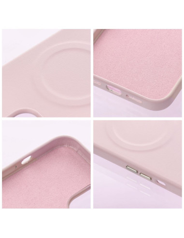 Etui Roar Leather Mag Case - pour iPhone 14 hot pink