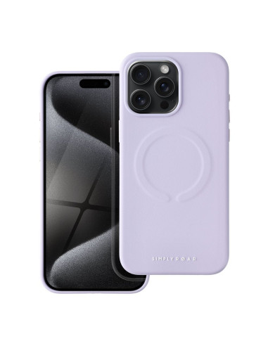 Etui Roar Leather Mag Case - pour iPhone 15 Pro Max Violet