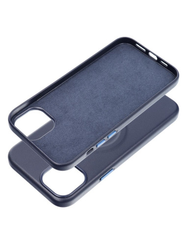 Etui Roar Leather Mag Case - pour iPhone 15 Plus navy
