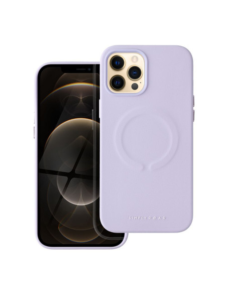 Etui Roar Leather Mag Case - pour iPhone 12 Pro Max Violet